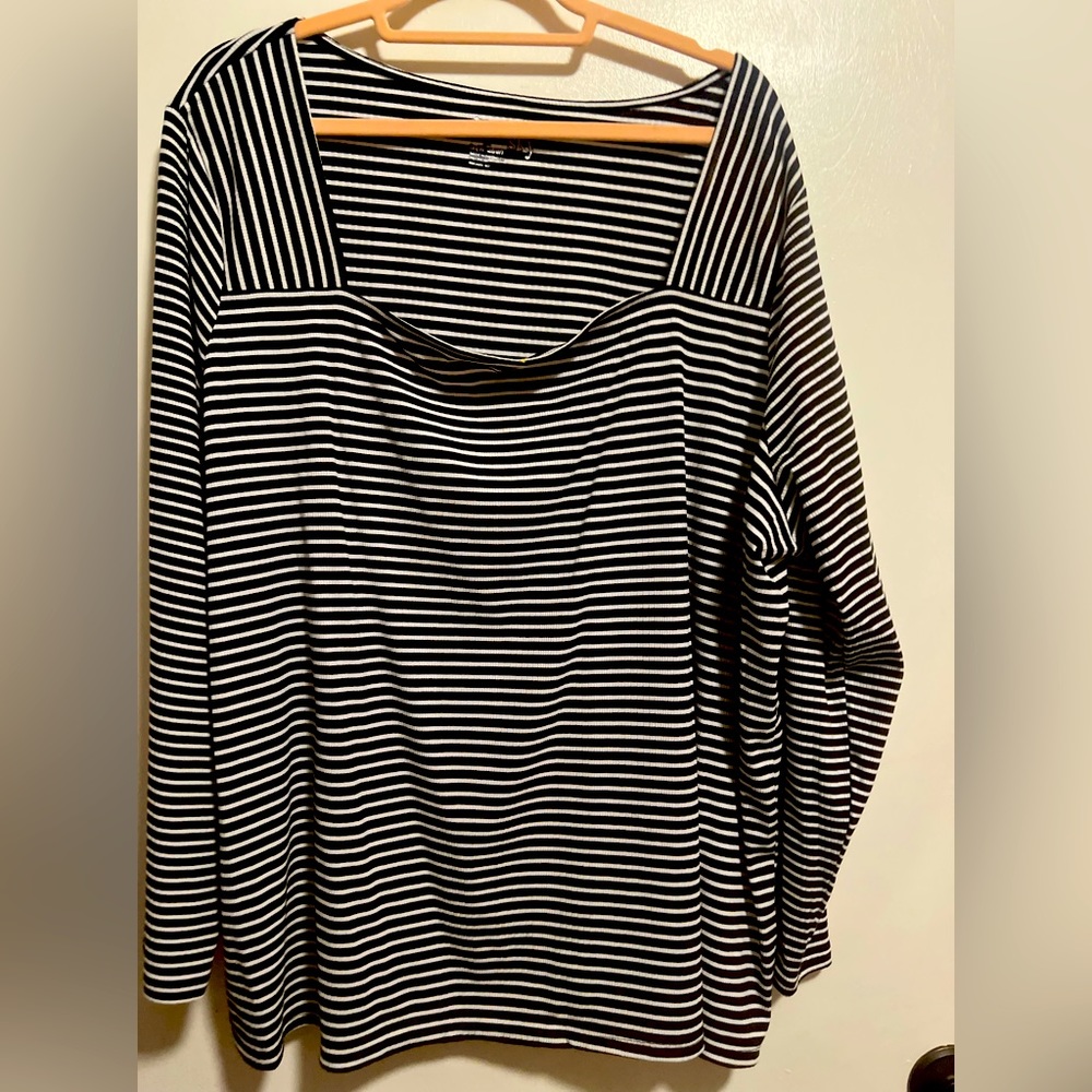 Terra&Sky Square Neck Blouse